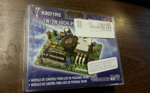 1W/3W High-Power LED Driver K8071RS By Velleman