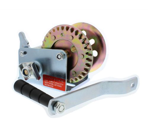 ABN Hand Crank Gear Winch, Single-Speed, up to 600 lb for Trailer, Boat or ATV