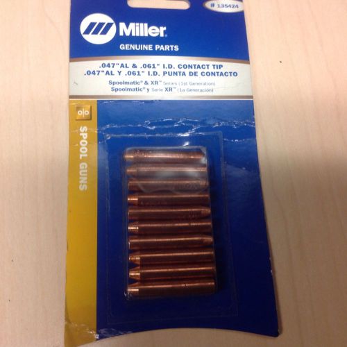 NEW Miller 135424 Tip,Contact .047/61 Wire. Pkg = 10