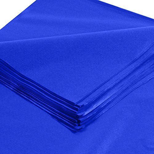 BOX USA BT2030C  Tissue Paper, Gift Grade, 20&#034; x 30&#034;, Parade Blue (Pack of 480)