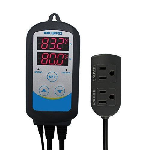 Inkbird Itc-310T 1200W Pre-wired Digital Dual Stage Temperature Controller Ou...