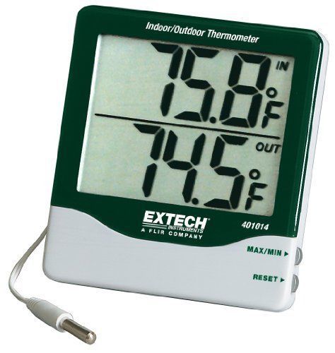 Extech 401014 big digit indoor/outdoor thermometer for sale