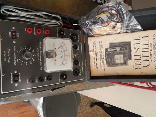 Vintage Accurate Instrument Model 161 Utility Tube Tester,Volt,Resistance Meter