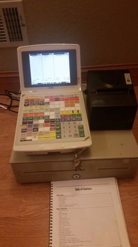 NEC PB 5800-2020 POS system with SNBC BTP-R880NP Printer, Cash Drawer and Manual