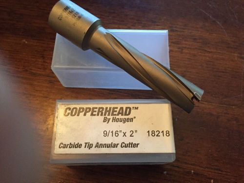 Copperhead by hougen 9/16&#034; x 2&#034; carbide tip annular cutter for sale