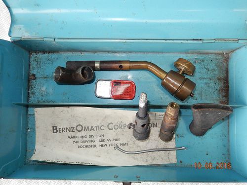 VINTAGE BERNZ-O-MATIC PROPANE TORCH HEAD solder tip and paint stripper