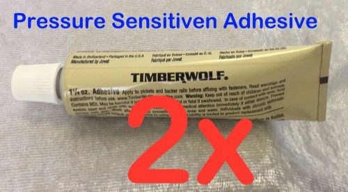 Timberwolf Pressure Sensitive Glue 2.5 Fluid Ounces Lot of 2 tubes