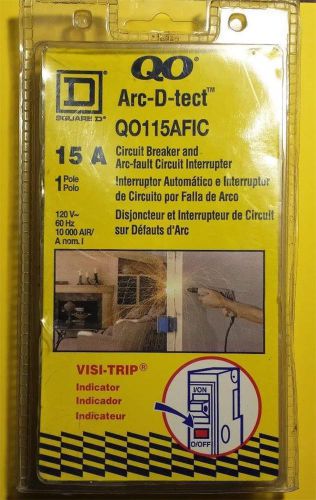 QO115AFIC  Square D Arc-fault circuit Interrupter - New in package
