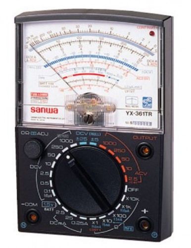 New sanwa analog multimeter full featured yx-361tr free shipping with tracking for sale