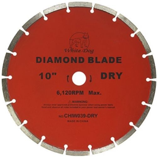 AJ Wholesale CHIW039-DRY 10 Diamond Saw Blade