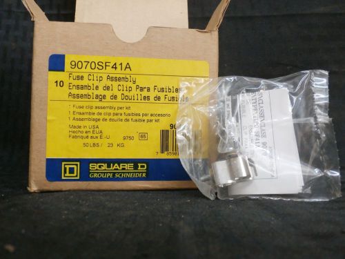 Square D 9070SF41A, Fuse Clip Assembly Lot of 10 **New**