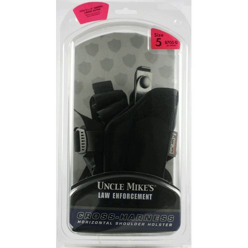 Uncle mike&#039;s 8705-0 horizontal shoulder holster kodra black size 5 for sale