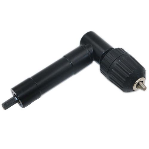 Right Angle Drill Attachment Bit 3/8 Chuck Key Adaptor Adapter plastic head New