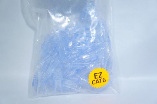 Platinum tools 100036 ez-rj45 cat6 strain relief (clear) 50/bag for sale