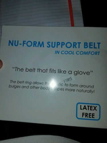 NU-Form Support Belt 2-3/8&#034; Opening 9&#034; Wide 47&#034; - 52&#034; Waist 2X-Large 6464 Qty 1