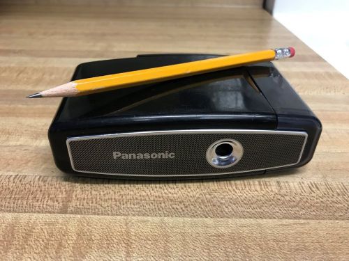 Panasonic kp-4a battery pencil sharpener handheld black no battery cover for sale