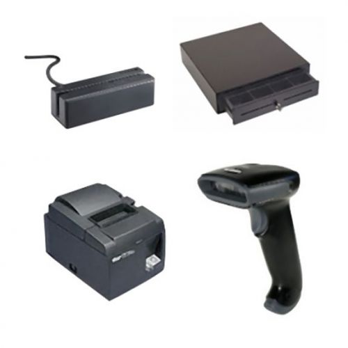 Quickbooks pos bundle point of sale hardware - scanner, swiper, printer, drawer for sale