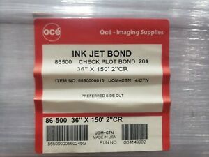 Inkjet Bond Plotter Paper, Case/4 Rolls Ea