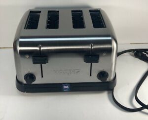Waring 4-Slice Commercial Toaster Tested Works Good Condition