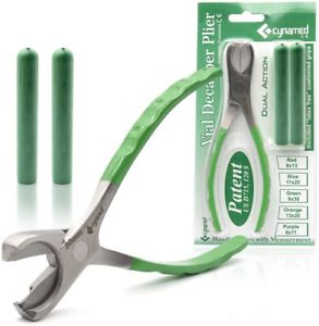 Cynamed Twin Action Decapper Pliers - Perfect for Decapping 8mm and 30mm Crimped