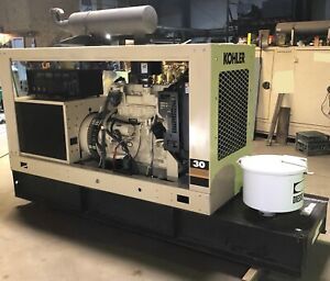 Kohler 26 KW Diesel Generator Set w/876 Hours