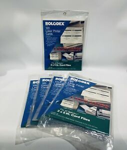 Rolodex LCC-35 150 Sheets 3x5&#034; Cards Laser Printers Photocopiers Typewriters Lot