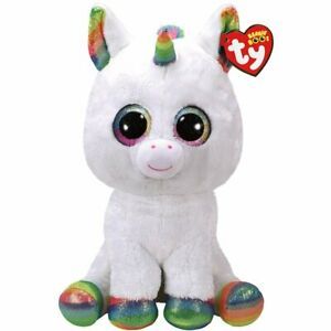 TY Beanie Boos - PIXY the Unicorn (Glitter Eyes) (LARGE Size - 17 inch)Title