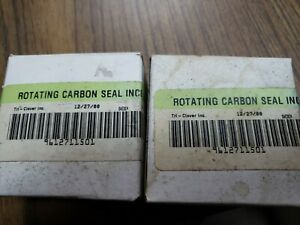 2 ea.  Rotating Carbon Seal Incl Cup. # 9612711501. Tri-clover.