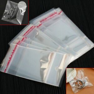 200 pcs Packaging Self Adhesive Bags Plastic OPP Clear Seal Pack 5*10cm
