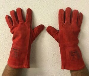Armor Guys 06-058 Red Leather Welding Glove