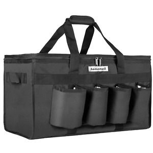 Homemell Food Delivery Bag with Cup Holders Commercial Grade Food Shopping Tote