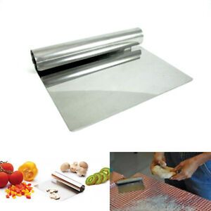6&#034; Stainless Steel Chopper Dough Scraper Cutter Pastry Kitchen Blade Cake Tool !