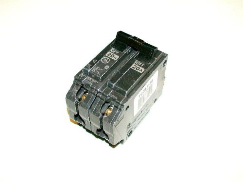 New general electric 2-pole 20 amp circuit breaker 120/240 vac  model thql2120 for sale