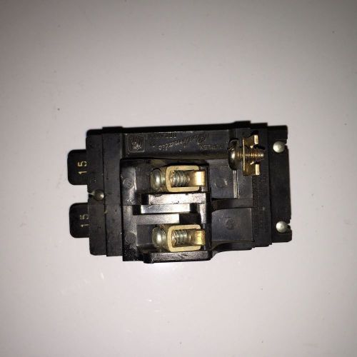 ITE P1515 15 / 15 Amp Pushmatic Tandem / Twin Circuit Breaker
