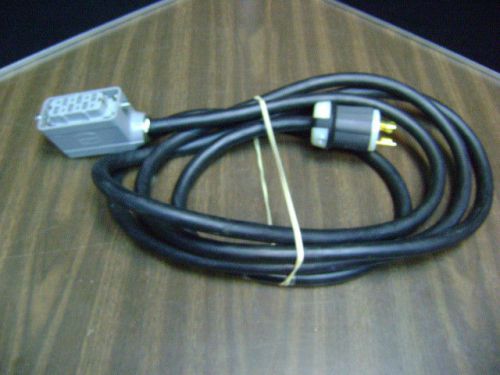 Harting power cable  han6hsb  530-2265-02 SOOW 90C 600v p-136-29-msha 10 awg 3/C