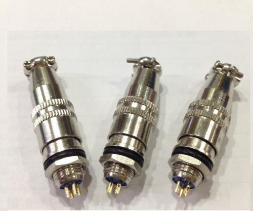 5pcs xs8-4pin quick pull/push steel ball lock aviation connector aviation plug for sale