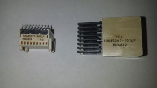FCI AirMax 10045271-101LF &amp; 10045267-101LF Connectors (pack of 10-pair)