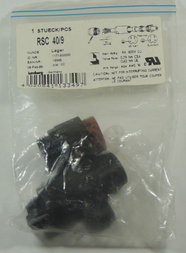 Lumberg automation field installable connector rkc 4/7 4 pin male for sale
