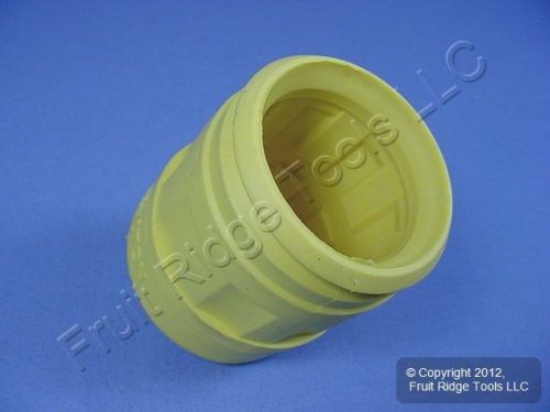 Leviton yellow weather resistant boot 15a locking plug 6017-ly for sale
