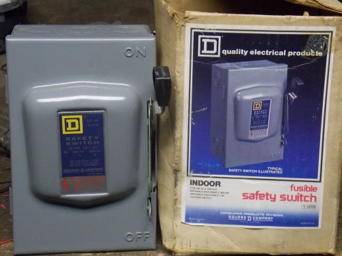 Square d company safety switch for sale