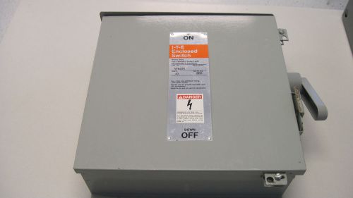 ITE 30 AMP 600 VOLT NF651H HD TRANSFER SWITCH DISCONNECT