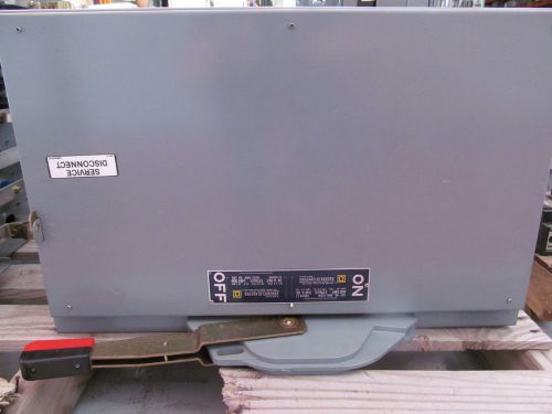 Square D QMB-325W Series E1 400 Amp Switch 3 Pole 240 V Fusible