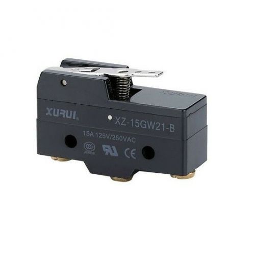 (1) NO+NC Miniature Micro Switch SPDT Short Hinge Lever Type 15A 125V