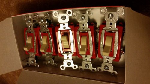10 New Pass and Seymour Single Pole Switch CS20AC3-i 20A 120/277 VAC Commercial