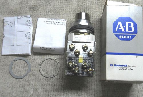 (rr8-4) 1 new allen bradley 800t-j44h ser t selector switch for sale