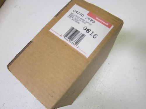 HONEYWELL C437D2029 GAS A/G/LP PRESSURE SWITCH *NEW IN A BOX*