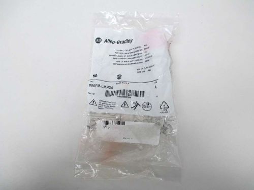 New allen bradley 800fm-lmp34 illuminated red 30mm pull pushbutton ser a d334907 for sale