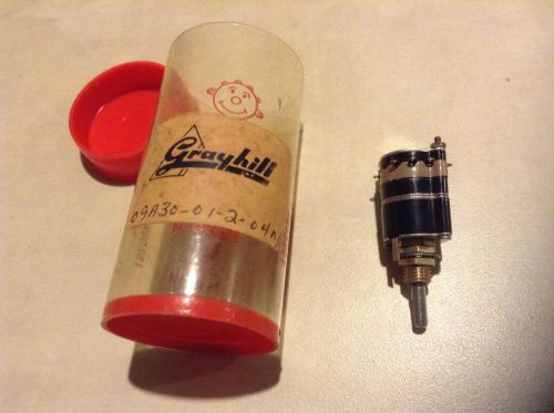 GRAYHILL Rotary Switch 09A30-01-2-04N US Mil-Spec Hi-End Selector like Elma DACT