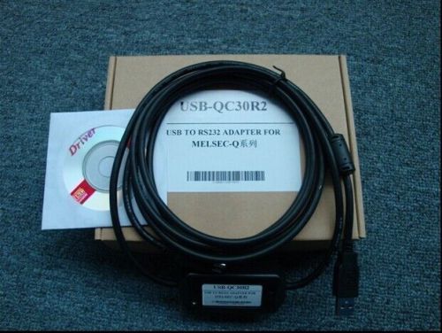 New usb-qc30r2 cable usb to rs232 adapter for mitsubishi melsec q series plc for sale