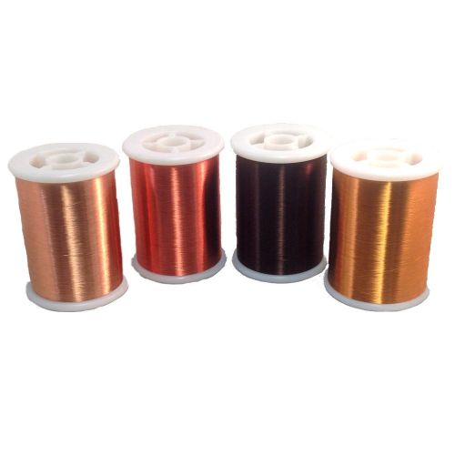 Pickup winders kit#12 - 42 red &amp; natural 42 plain 42h formvar copper magnet wire for sale